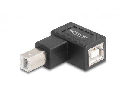 Adaptor USB-B 2.0 unghi 90 grade sus T-M, Delock 67205