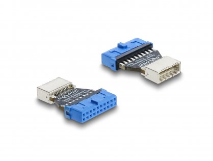 Adaptor USB 5 Gbps 20 pini header la USB Type E Key B M-M, Delock 67344
