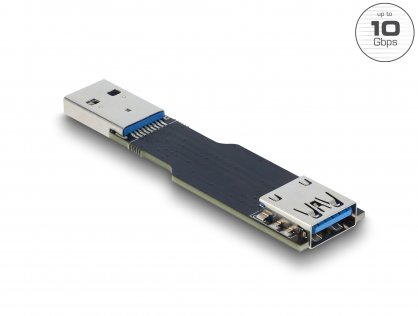 Extensie USB 10Gbps T-M flat, Delock 67419