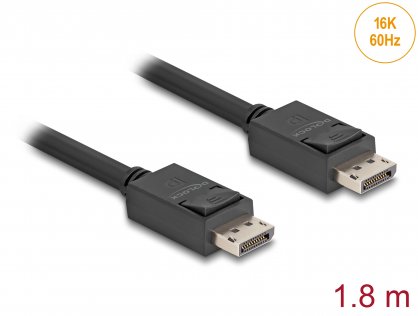 Cablu Displayport 16K60Hz/8K120Hz/4K240Hz 80Gbps 1.8m, Delock 81175