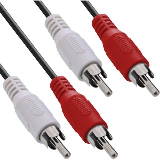 Cablu audio 2 x RCA la 2 x RCA T-T 20m, InLine IL89931L