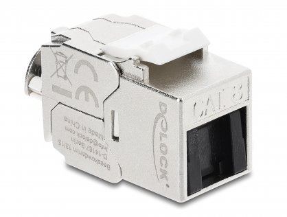 Keystone RJ45 la LSA Cat.8.1 ecranat locking clip/dust cover, Delock 90795