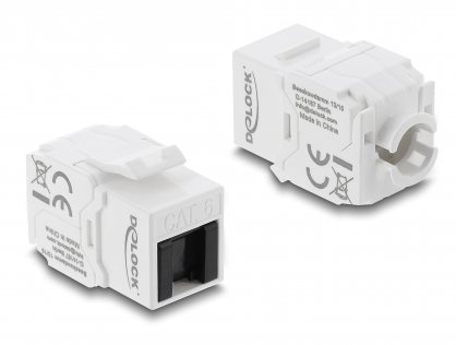 Keystone RJ45 la LSA Cat.6 tool-free dust cover, Delock 90799