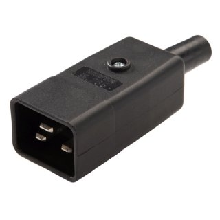 Conector de alimentare C20 IEC60320 230V tata, CS220M16
