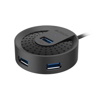 HUB  USB 3.2-A la 4 x USB-A 1m Negru, A4Tech HUB-30-BK