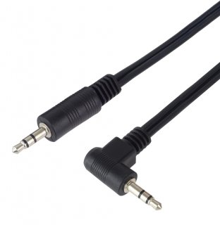 Cablu audio jack 3.5mm T-T drepti/unghi 90 grade 5m, KJACKMM5-90