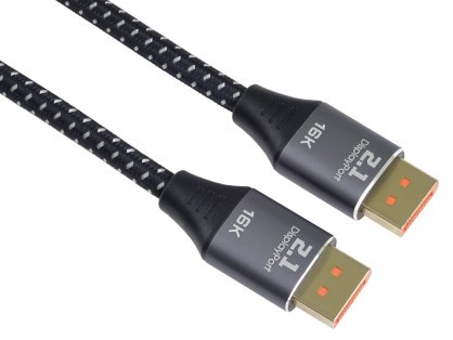 Cablu Displayport 16K60Hz/8K120Hz/4K240Hz T-T 2m brodat, kport11-02