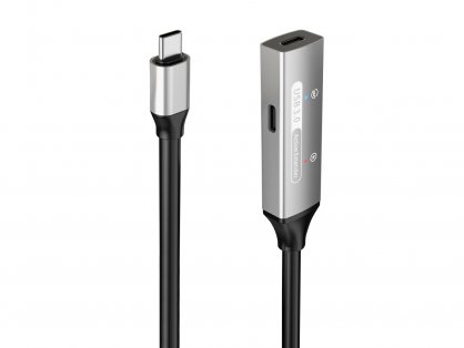 Cablu prelungitor USB 3.2 type C activ cu alimentare T-M 10m, ku31rep10al