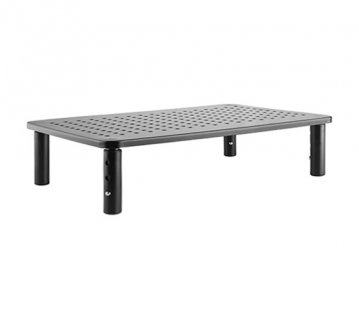 Stand monitor ajustabil Negru, Gembird MS-TABLE-01