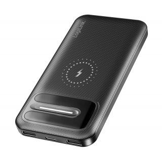 Power bank 10000mAh cu wireless charging 2 x USB-A/1 x USB-C, Logilink PA0343RF