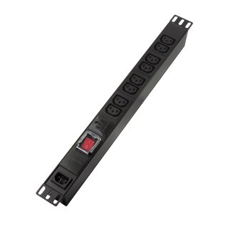 Prelungitor PDU 19" C14 la 8 x C13, Logilink PDU8A02