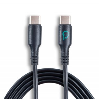 Cablu USB 2.0 type C T-T 1m Negru, Spacer SPDC-TYPEC-TYPEC-PVC-BK-1.0