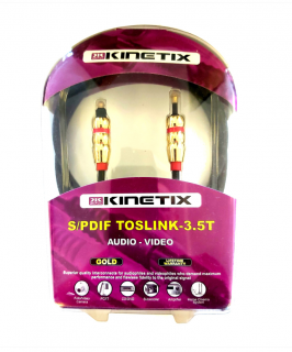 Cablu optic SPDIF Toslink la mini Toslink 2.5mm T-T 2m, KTCBLHE13044