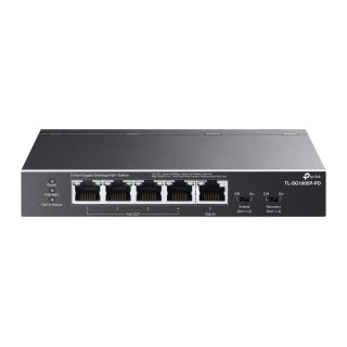 Switch 5 porturi Gigabit cu 1 x PoE++ In/4 x PoE+Out, TP-LINK TL-SG1005P-PD