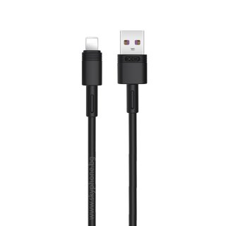 Cablu USB-A la Lightning 5A 1m Negru, XO NB-Q166