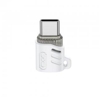 Adaptor micro USB-B 2.0 la USB type C M-T Alb, XO NB256G