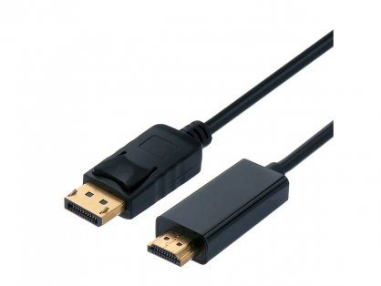 Cablu Displayport la HDMI Full HD T-T 1m Negru, S3675