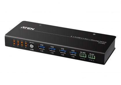 Sharing Switch 8 x 4 USB 3.2 Gen1, ATEN US3384i