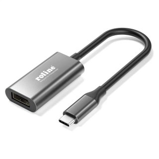 Adaptor Bidirectional USB type C la Displayport T-M 0.2m, Roline 11.04.5959