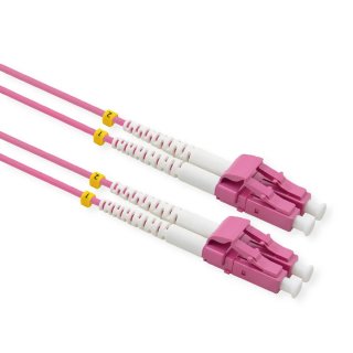 Cablu fibra optica LC - LC OM4 conector Low Loss 15m Violet, Value 21.99.8836