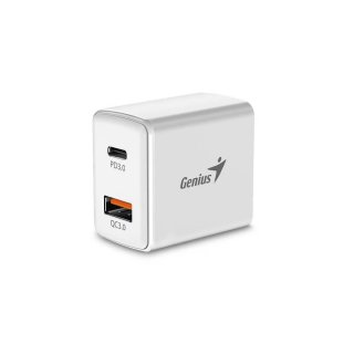 Incarcator priza Quick Charge 1 x USB-A + 1 x USB-C 20W, Genius