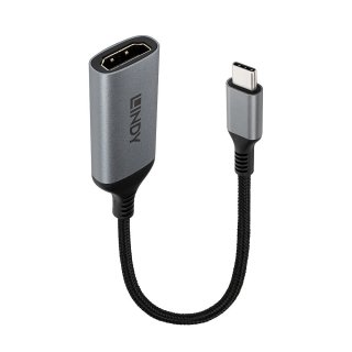 Adaptor USB type C la HDMI 8K60Hz/4K240Hz T-M, Lindy L43428