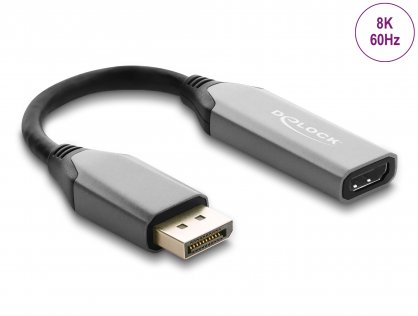 Adaptor Activ DisplayPort la HDMI T-M 8K60Hz cu HDR, Delock 64366