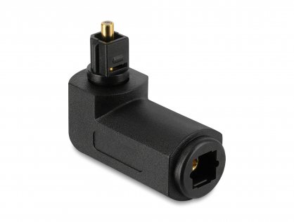 Adaptor audio digital Toslink T-M unghi 90 grade, Delock 84597