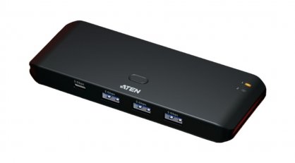 Sharing switch 2 x 4 USB 3.2 Gen1 cu alimentare USB-C, ATEN US4324