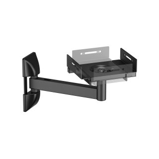 Set 2 buc suport universal boxe montare perete Negru, Goobay G80404