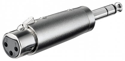 Adaptor XLR 3 pini la jack stereo 6.35mm M-T, kjackxlr16
