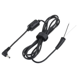 Cablu alimentare DC unghi 3.5x1.5mm la fire deschise 1.5m, KOM0270