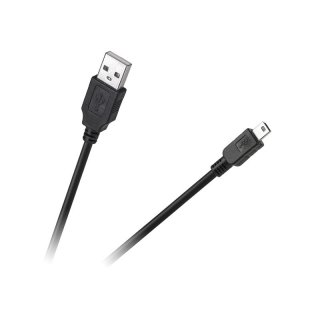 Cablu mini USB-B 2.0 la USB-A 1m Negru, KPO3889-1