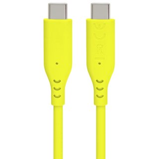 Cablu USB 2.0 type C 60W T-T 1.5m silicon Galben, ku31sa15y