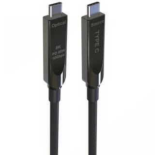 Cablu activ optic USB type C 10Gbps 60W 8K60Hz/4K144Hz 10m, ku31xa10