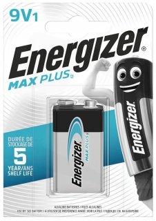 Baterie alcalina 9V/LR61 MAX Plus, Energizer E301323200
