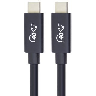 Cablu Thunderbolt 3/USB 4 T-T 100W 8K60Hz 0.8m, ku4cx08bk